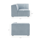 Modway Restore 6-Piece Performance Fabric Upholstered U-Shaped Sectional Sofa