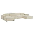 Modway Restore 6-Piece Performance Fabric Upholstered Modular Sectional Sofa