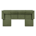 Modway Restore 6-Piece Performance Fabric Upholstered Modular Sectional Sofa
