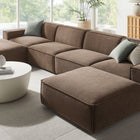 Modway Restore 6-Piece Performance Fabric Upholstered Modular Sectional Sofa