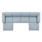 Modway Restore 6-Piece Performance Fabric Upholstered Modular Sectional Sofa