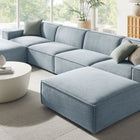 Modway Restore 6-Piece Performance Fabric Upholstered Modular Sectional Sofa