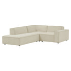 Modway Restore 3-Piece Performance Fabric Upholstered Modular L-Shaped Sectional Sofa - EEI-7419