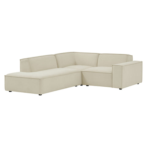 Modway Restore 3-Piece Performance Fabric Upholstered Modular L-Shaped Sectional Sofa - EEI-7419