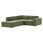 Modway Restore 3-Piece Performance Fabric Upholstered Modular L-Shaped Sectional Sofa - EEI-7419