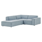 Modway Restore 3-Piece Performance Fabric Upholstered Modular L-Shaped Sectional Sofa - EEI-7419