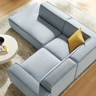 Modway Restore 3-Piece Performance Fabric Upholstered Modular L-Shaped Sectional Sofa - EEI-7419