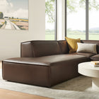 Modway Restore 3-Piece Vegan Leather Modular L-Shaped Sectional Sofa - EEI-7420