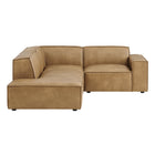 Modway Restore 3-Piece Vegan Leather Modular L-Shaped Sectional Sofa - EEI-7420