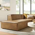 Modway Restore 3-Piece Vegan Leather Modular L-Shaped Sectional Sofa - EEI-7420