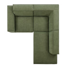 Modway Restore 3-Piece Performance Fabric Upholstered Modular L-Shaped Sectional Sofa - EEI-7421