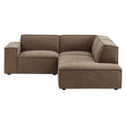 Modway Restore 3-Piece Performance Fabric Upholstered Modular L-Shaped Sectional Sofa - EEI-7421