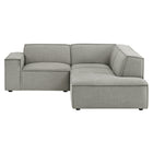 Modway Restore 3-Piece Performance Fabric Upholstered Modular L-Shaped Sectional Sofa - EEI-7421