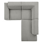 Modway Restore 3-Piece Performance Fabric Upholstered Modular L-Shaped Sectional Sofa - EEI-7421