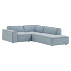 Modway Restore 3-Piece Performance Fabric Upholstered Modular L-Shaped Sectional Sofa - EEI-7421