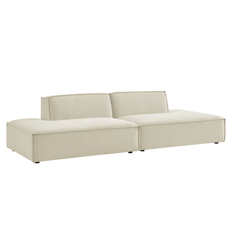 Modway Restore 2-Piece Performance Fabric Upholstered Modular Loveseat - EEI-7423