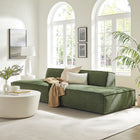 Modway Restore 2-Piece Performance Fabric Upholstered Modular Loveseat - EEI-7423