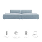 Modway Restore 2-Piece Performance Fabric Upholstered Modular Loveseat - EEI-7423