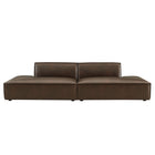 Modway Restore 2-Piece Vegan Leather Modular Loveseat - EEI-7424