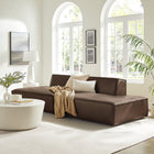Modway Restore 2-Piece Vegan Leather Modular Loveseat - EEI-7424