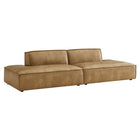 Modway Restore 2-Piece Vegan Leather Modular Loveseat - EEI-7424
