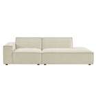 Modway Restore 2-Piece Performance Fabric Upholstered Modular Loveseat - EEI-7425