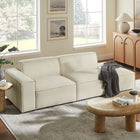 Modway Restore 2-Piece Performance Fabric Upholstered Modular Loveseat - EEI-7425