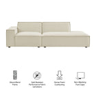 Modway Restore 2-Piece Performance Fabric Upholstered Modular Loveseat - EEI-7425