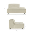 Modway Restore 2-Piece Performance Fabric Upholstered Modular Loveseat - EEI-7425
