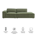 Modway Restore 2-Piece Performance Fabric Upholstered Modular Loveseat - EEI-7425