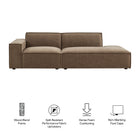 Modway Restore 2-Piece Performance Fabric Upholstered Modular Loveseat - EEI-7425
