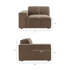Modway Restore 2-Piece Performance Fabric Upholstered Modular Loveseat - EEI-7425