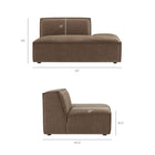 Modway Restore 2-Piece Performance Fabric Upholstered Modular Loveseat - EEI-7425