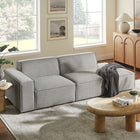 Modway Restore 2-Piece Performance Fabric Upholstered Modular Loveseat - EEI-7425