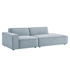 Modway Restore 2-Piece Performance Fabric Upholstered Modular Loveseat - EEI-7425