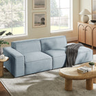 Modway Restore 2-Piece Performance Fabric Upholstered Modular Loveseat - EEI-7425