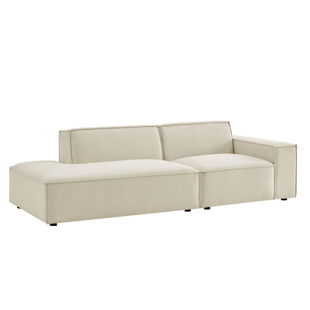Modway Restore 2-Piece Performance Fabric Upholstered Modular Loveseat - EEI-7427