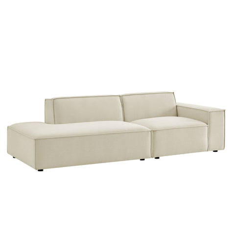 Modway Restore 2-Piece Performance Fabric Upholstered Modular Loveseat - EEI-7427