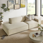 Modway Restore 2-Piece Performance Fabric Upholstered Modular Loveseat - EEI-7427