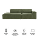 Modway Restore 2-Piece Performance Fabric Upholstered Modular Loveseat - EEI-7427