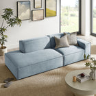 Modway Restore 2-Piece Performance Fabric Upholstered Modular Loveseat - EEI-7427