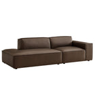 Modway Restore 2-Piece Vegan Leather Modular Loveseat - EEI-7428