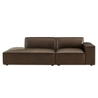 Modway Restore 2-Piece Vegan Leather Modular Loveseat - EEI-7428