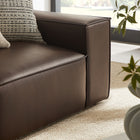 Modway Restore 2-Piece Vegan Leather Modular Loveseat - EEI-7428