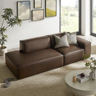 Modway Restore 2-Piece Vegan Leather Modular Loveseat - EEI-7428