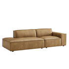 Modway Restore 2-Piece Vegan Leather Modular Loveseat - EEI-7429