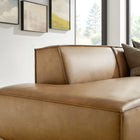 Modway Restore 2-Piece Vegan Leather Modular Loveseat - EEI-7429