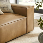 Modway Restore 2-Piece Vegan Leather Modular Loveseat - EEI-7429