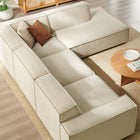 Modway Restore 4-Piece Performance Fabric Upholstered Modular L-Shaped Sofa - EEI-7429
