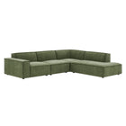 Modway Restore 4-Piece Performance Fabric Upholstered Modular L-Shaped Sofa - EEI-7429